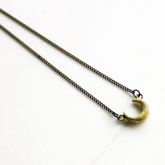 Crescent Moon Necklace, moon necklace, Delicate necklace, charm necklace, boho necklace, simple jewelry, gift for her, moon phase necklace