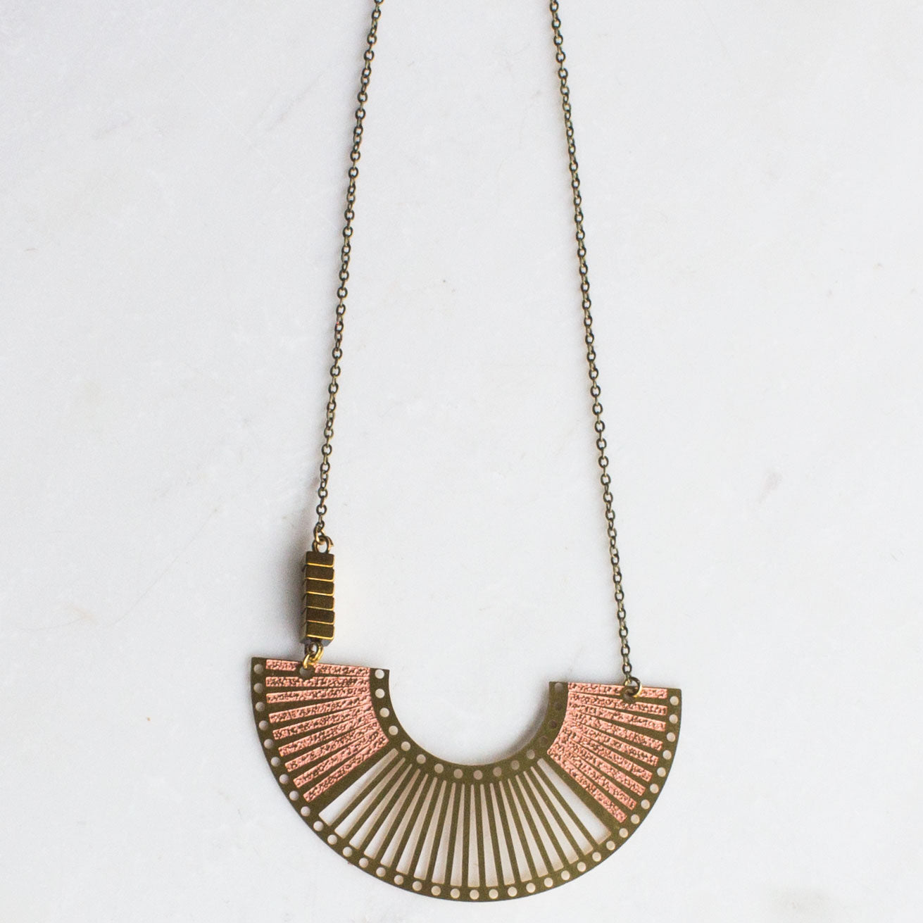 Half Circle Statement Necklace