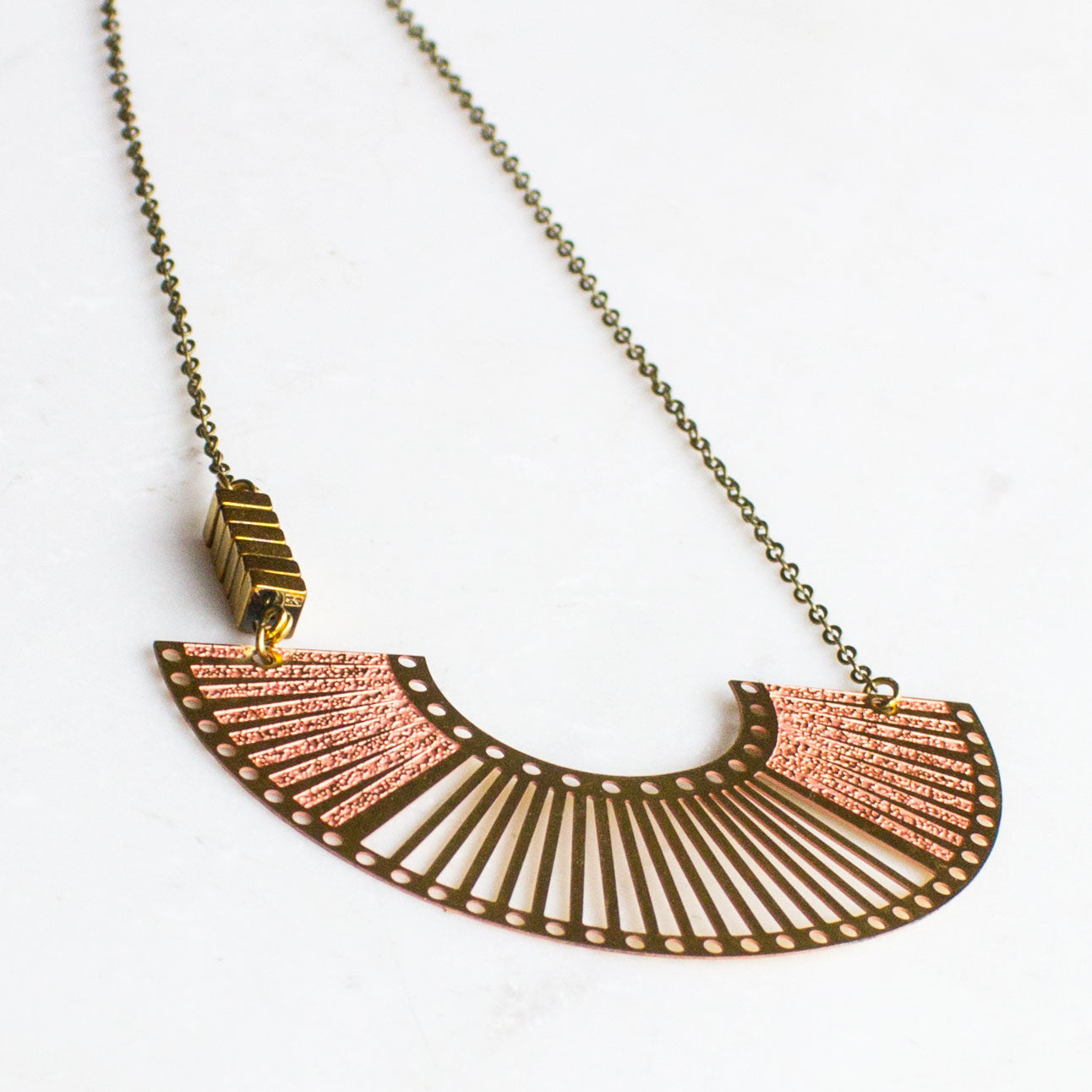 Half Circle Statement Necklace